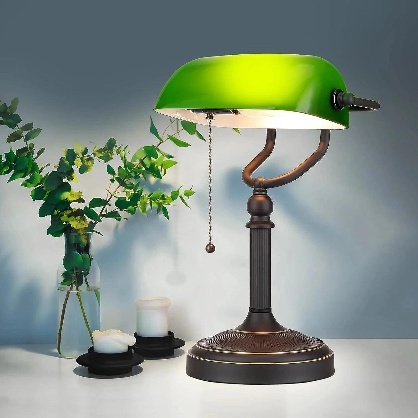 Nadine Velazquez Antique Desk Lamp