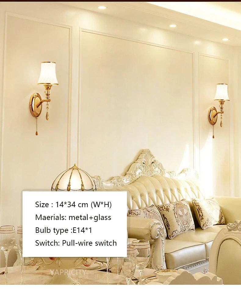 Saffron Dubrovsky Modern Glass Wall Lamp