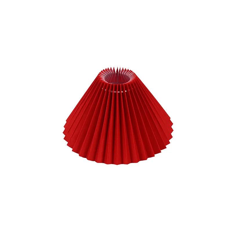 Vince Beggins Pleated Fabric Lampshade