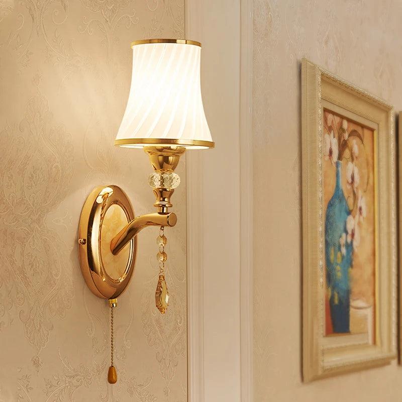 Saffron Dubrovsky Modern Glass Wall Lamp