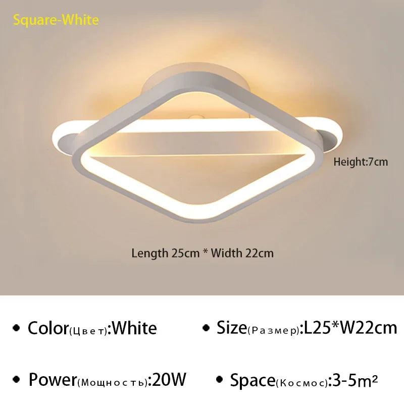 Nova Parson Modern LED Flush Mount Light