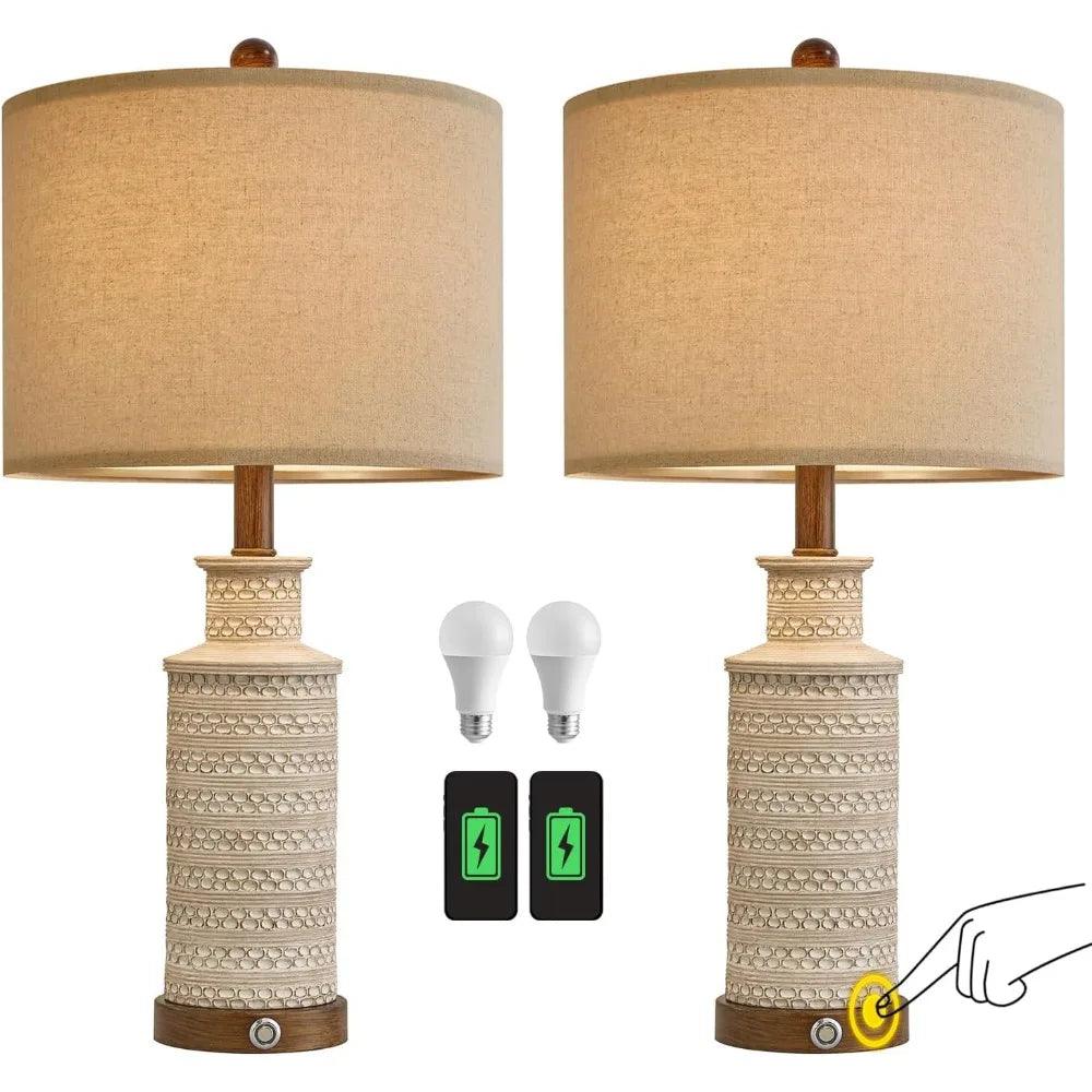 Dianne Wiest 3-Way Dimmable Table Lamp (Set of 2)