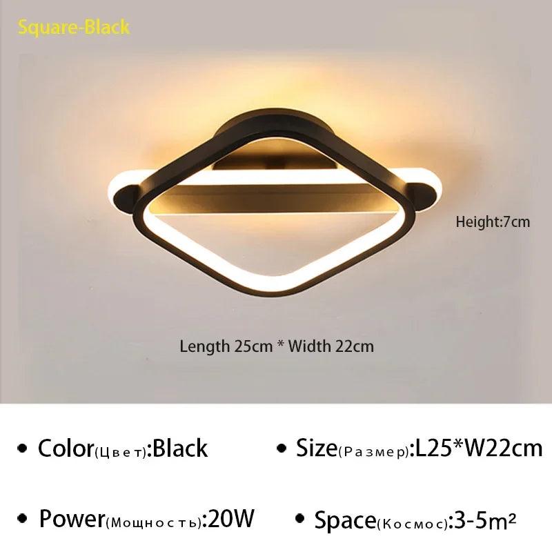 Nova Parson Modern LED Flush Mount Light