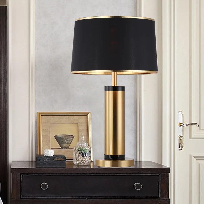 Tasha Smith Modern Copper Table Lamp