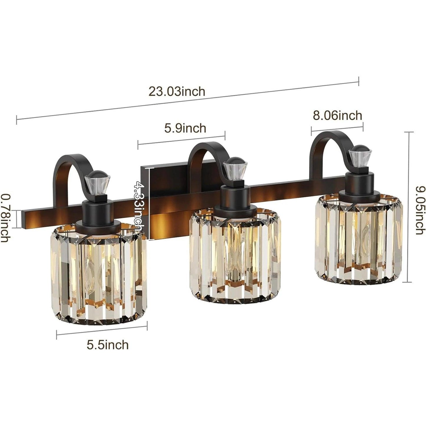Eve Ensler Crystal Vanity Light