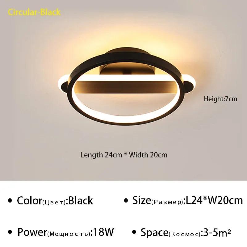 Nova Parson Modern LED Flush Mount Light