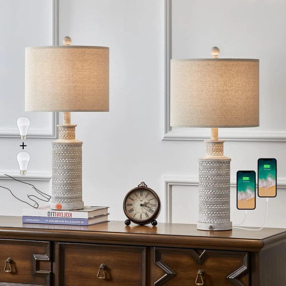 Dianne Wiest 3-Way Dimmable Table Lamp (Set of 2)