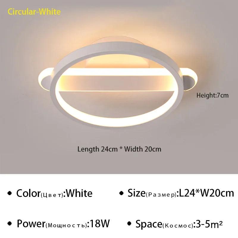 Nova Parson Modern LED Flush Mount Light