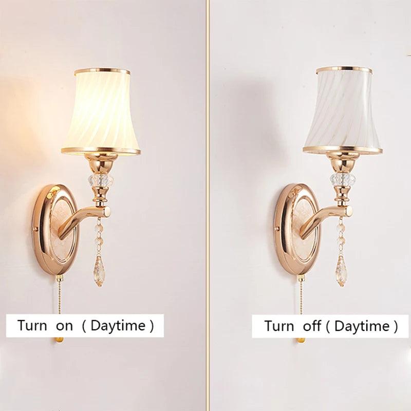 Saffron Dubrovsky Modern Glass Wall Lamp