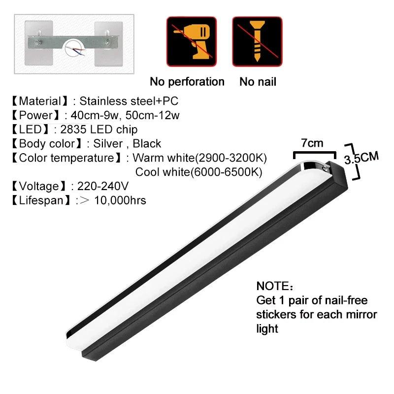 Zane Gilmour LED Bathroom Light