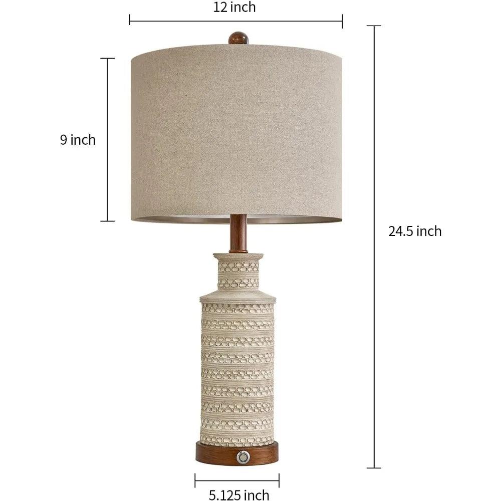 Dianne Wiest 3-Way Dimmable Table Lamp (Set of 2)