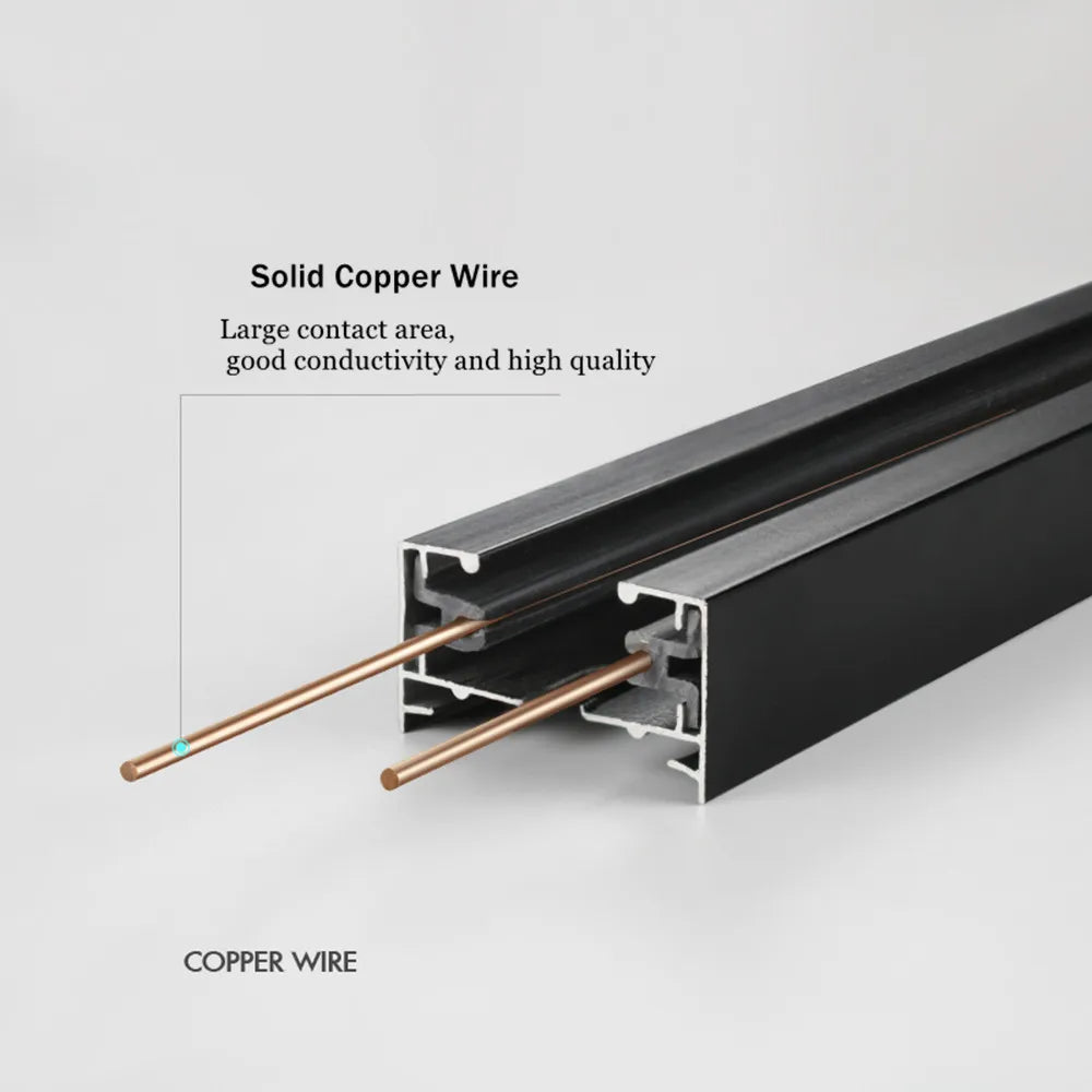 Universal 2 Wire Track Rail & Connectors