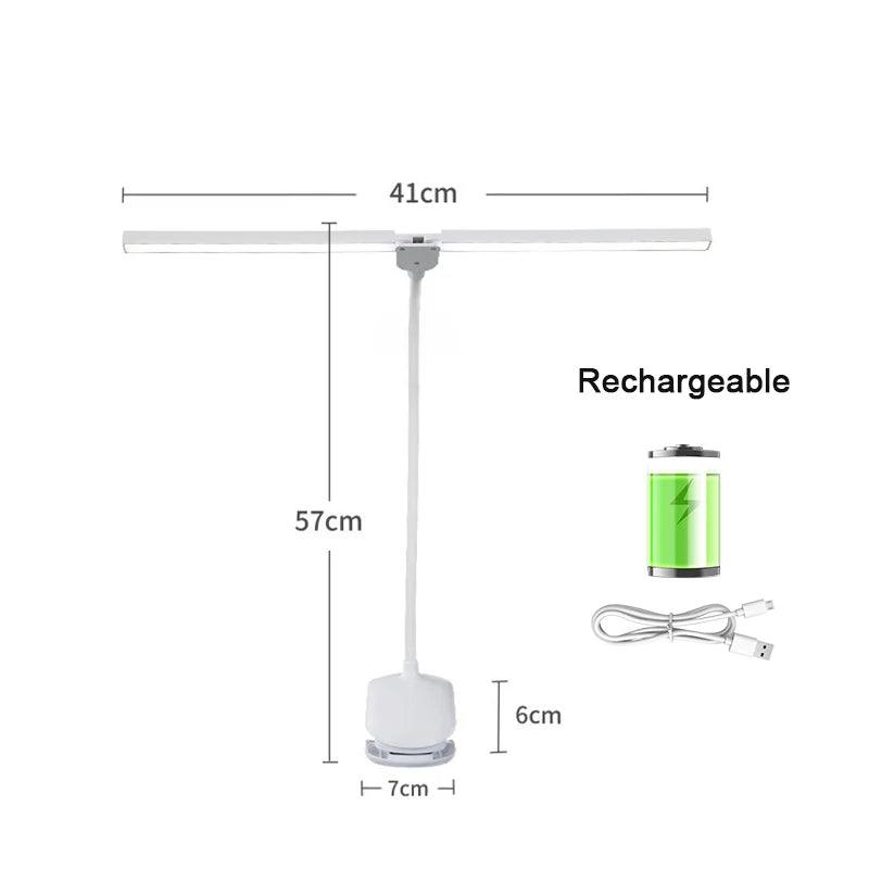Bell Hooks LED Double-Headed Desk Lamp