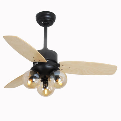 Hazel Point Industrial Ceiling Fan with Light