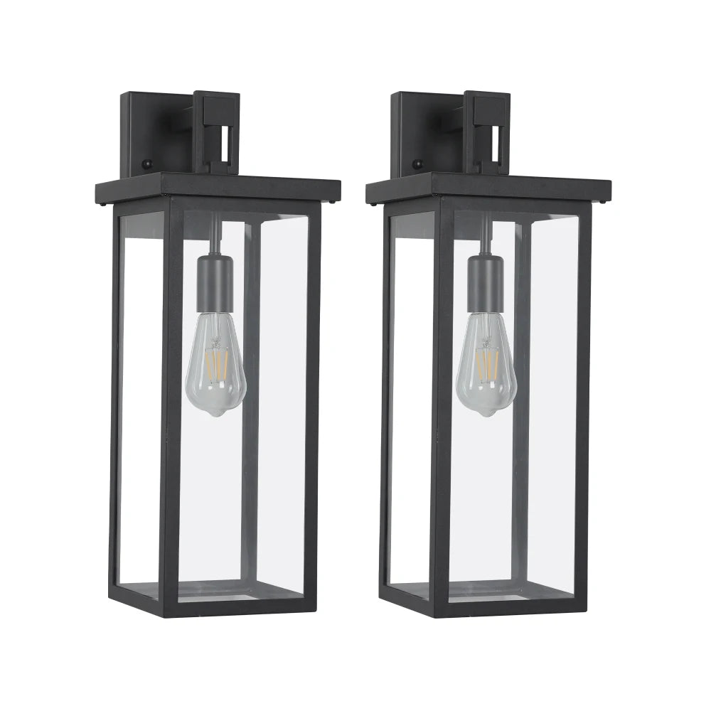 Terry Grimes Black Motion Sensor Outdoor Wall Lamp