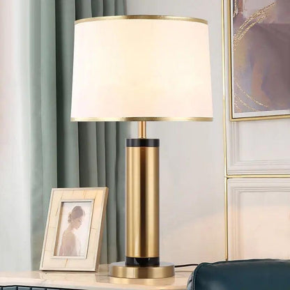 Tasha Smith Modern Copper Table Lamp