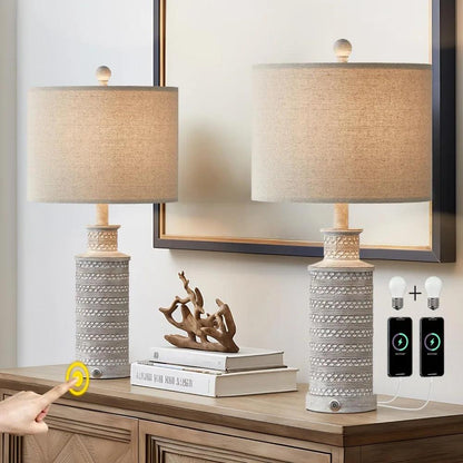 Dianne Wiest 3-Way Dimmable Table Lamp (Set of 2)