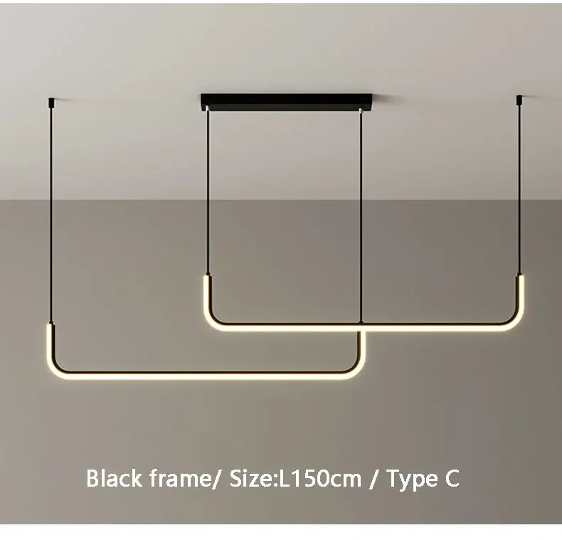 Industrial Simple LED Pendant Light