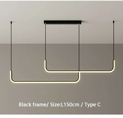 Industrial Simple LED Pendant Light