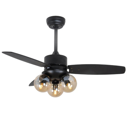 Hazel Point Industrial Ceiling Fan with Light