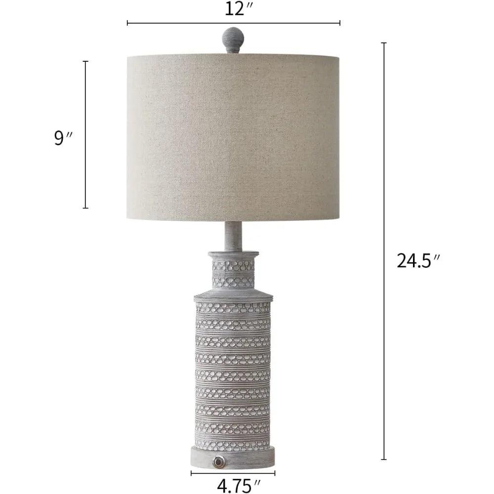 Dianne Wiest 3-Way Dimmable Table Lamp (Set of 2)