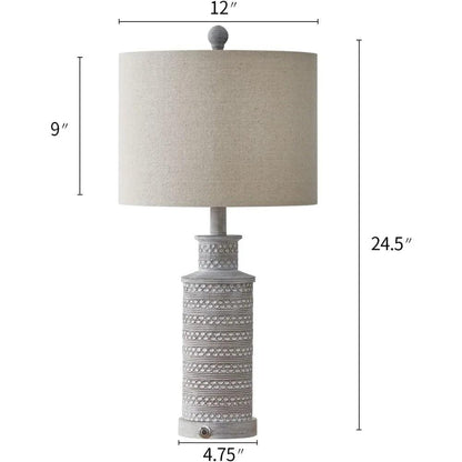Dianne Wiest 3-Way Dimmable Table Lamp (Set of 2)
