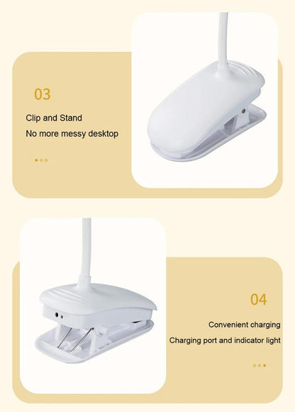 Bell Hooks LED Double-Headed Desk Lamp