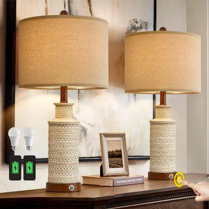 Dianne Wiest 3-Way Dimmable Table Lamp (Set of 2)