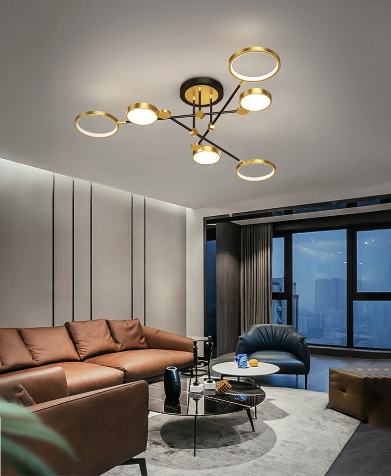 Compass Semi-Flush LED Pendant Light