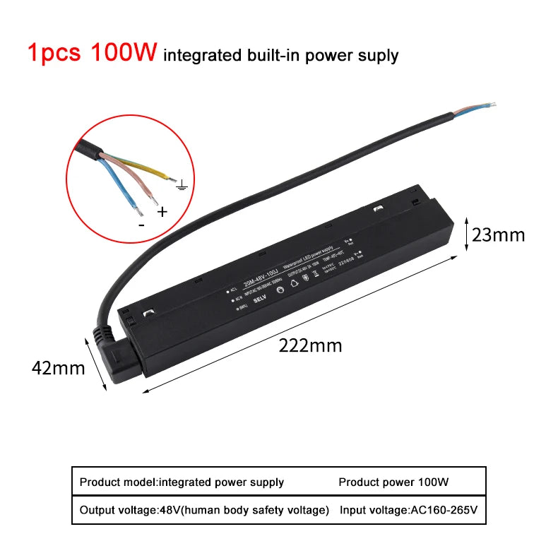 Ava Kim Magnetic Track Rail & Power Supply