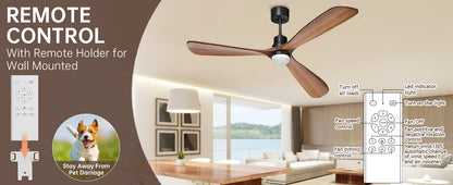 Abagail Voice Ceiling Fan with Light