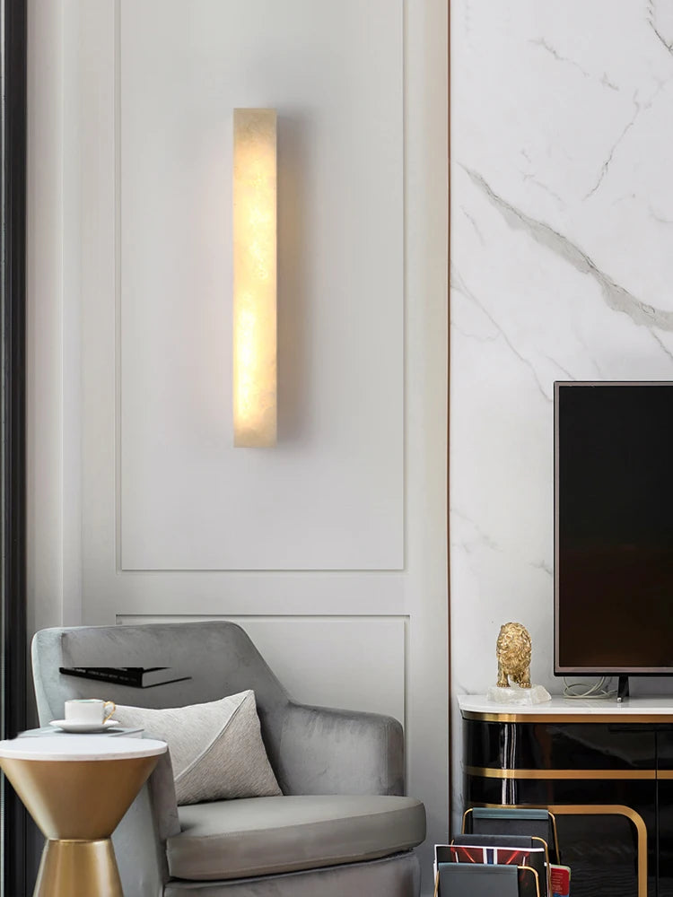 Benjamin Thomas Marble Wall Lamp