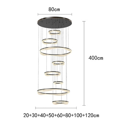 Hub LED Chandelier Pendant Light