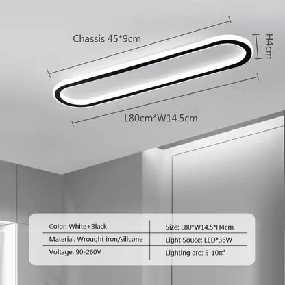 Tara Adams Modern Flush Mount LED Ceiling Light