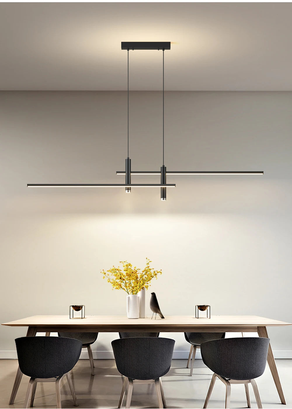 Linear Modern LED Pendant Light