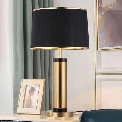 Tasha Smith Modern Copper Table Lamp