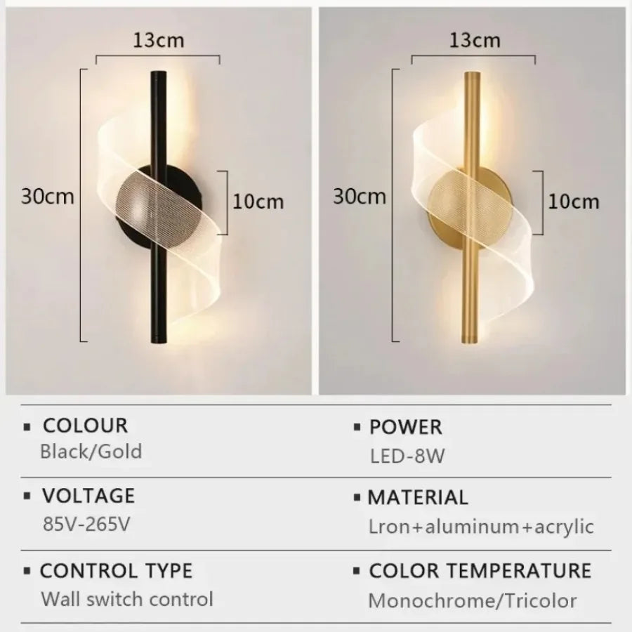 Nadir Fadil Modern LED Wall Lamp