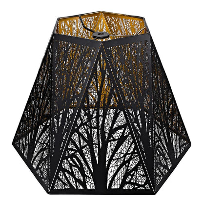 Charlie Brooks Metal Lamp Shade  (7×13.8×9.5")