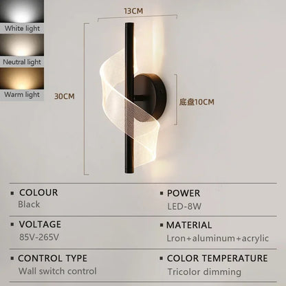 Nadir Fadil Modern LED Wall Lamp