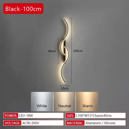 Hannah Foster Modern LED Wall Light