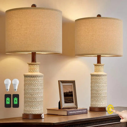 Dianne Wiest 3-Way Dimmable Table Lamp (Set of 2)