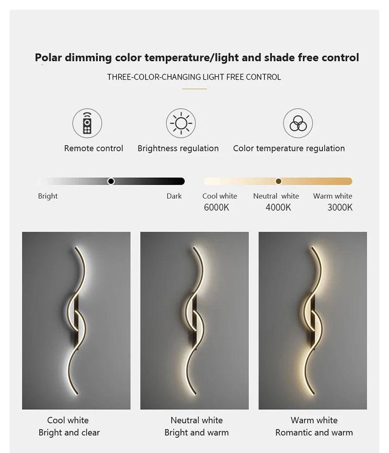 Hannah Foster Modern LED Wall Light