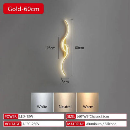 Hannah Foster Modern LED Wall Light