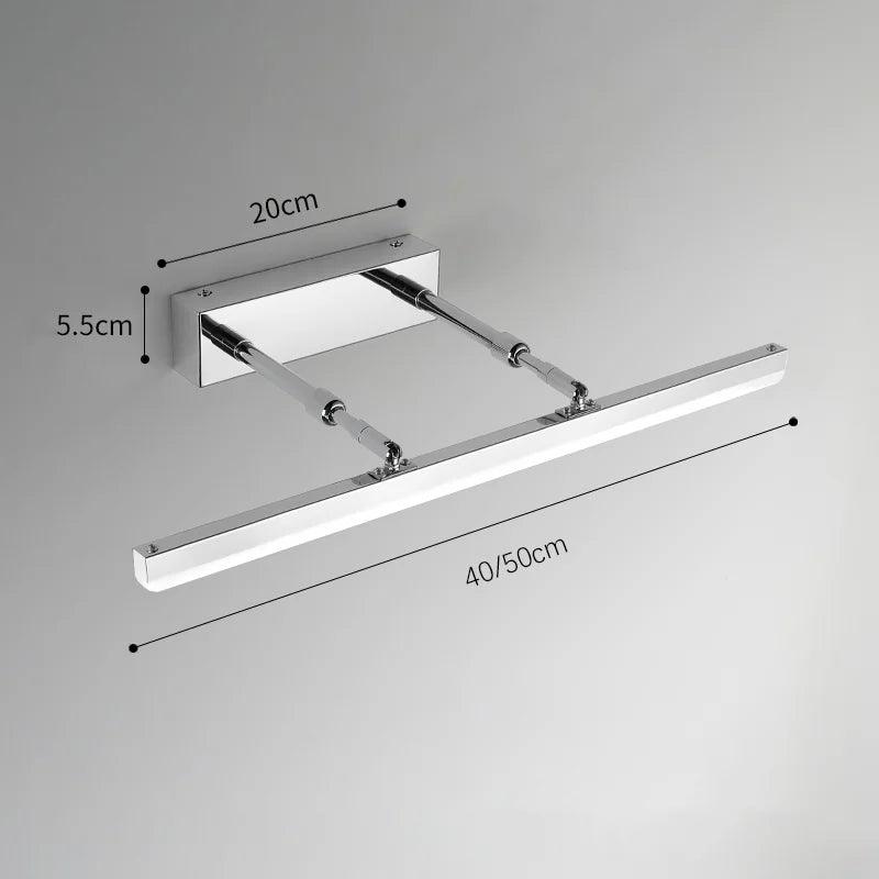 Darian Weathers Retractable Bathroom Vanity Light