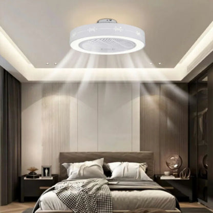 Yang Bymaocar Indoor Ceiling Fan with Light