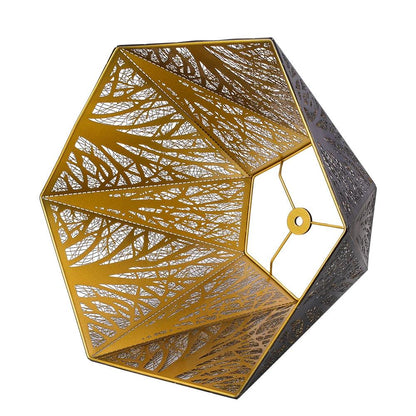 Charlie Brooks Metal Lamp Shade  (7×13.8×9.5")