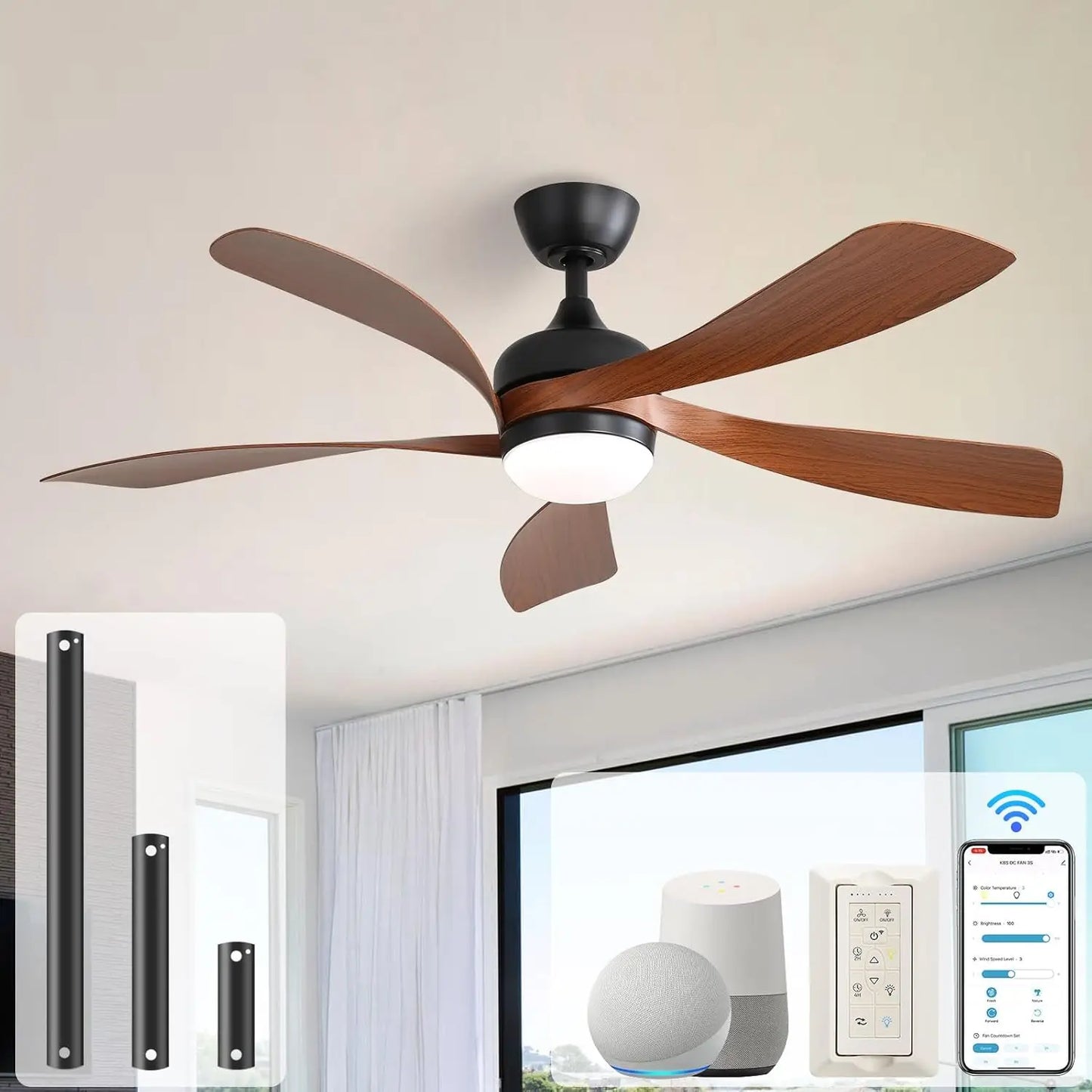 Simmons Smart Outdoor Ceiling Fan