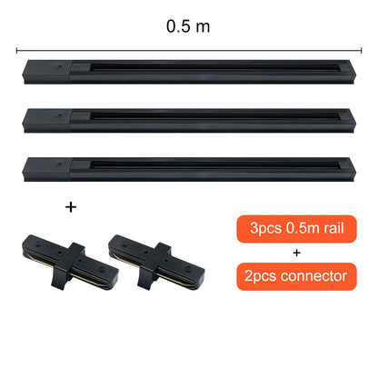 Universal 2 Wire Track Rail & Connectors