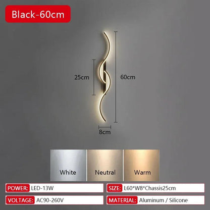 Hannah Foster Modern LED Wall Light