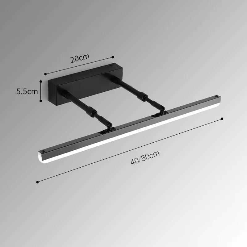 Darian Weathers Retractable Bathroom Vanity Light